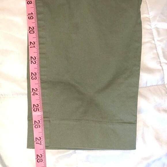 Old Navy Womens Khaki Pants Size 16 Standard Regular Cotton Stretch - Picture 9 of 9